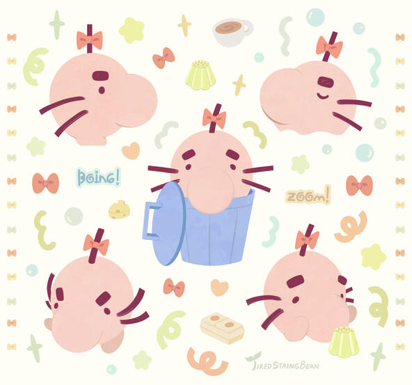 Mini Stickers | Mr Saturn Mini Stickers | Mr Saturn
