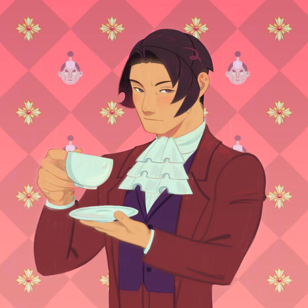 Ace Attorney Print | Edgeworth Ace Attorney Print | Edgeworth