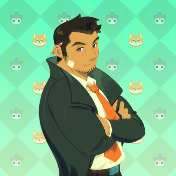 Ace Attorney Print | Gumshoe