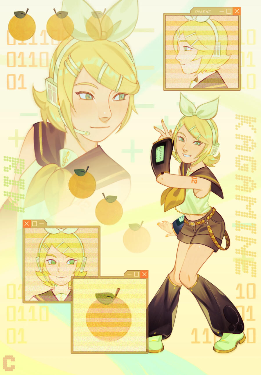 Vocaloid Print | Kagamine Rin Vocaloid Print | Kagamine Rin