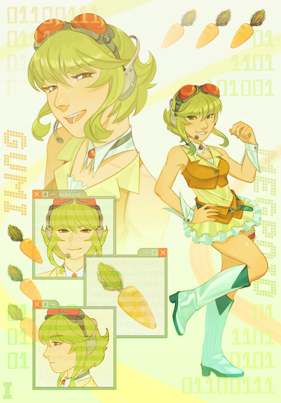 Vocaloid Print | Gumi Megpoid Vocaloid Print | Gumi Megpoid