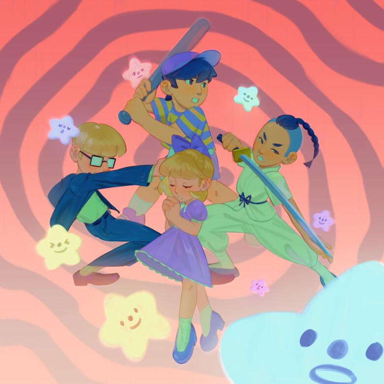 Earthbound Print | Giygas Fight Earthbound Print | Giygas Fight