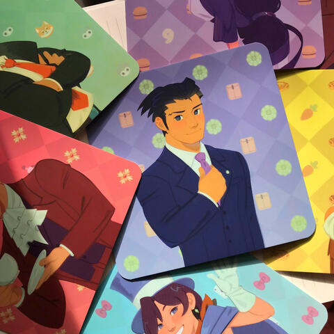 Ace Attorney | Mini Prints Ace Attorney | Mini Prints